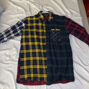 Mismatched flannel